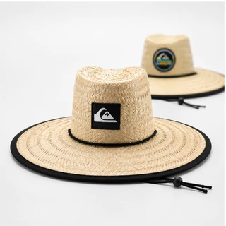 Chapéu De Palha Estampado Quiksilver Praia Verão