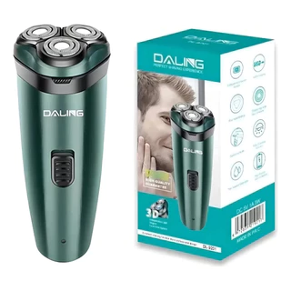 Barbeador Eletrico 2 Em 1 Ergonomico Usb 2h Cor Verde