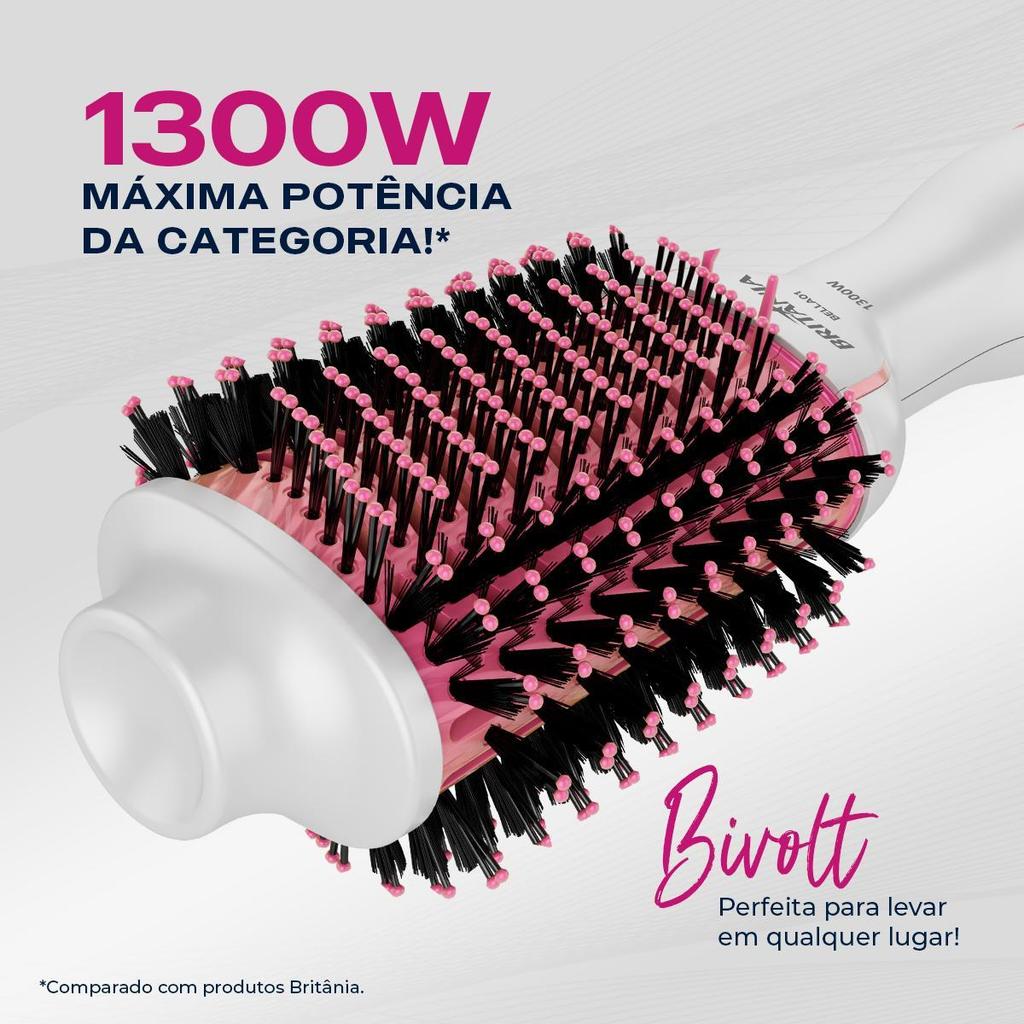 Escova secadora Britânia 4 em 1 nanocerâmica — foto 5