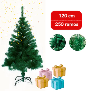 Árvore de Natal 250 Ramos Pinheiro Grande Verde 120cm - BM-N015