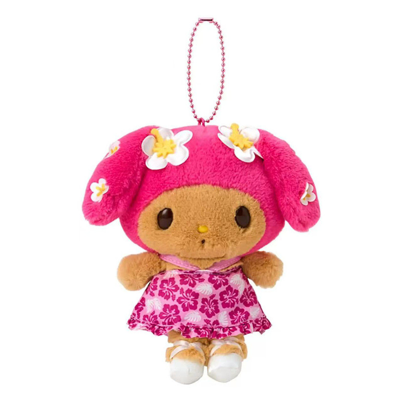 Sanrio Hawaii Series Plushie Toy Bronzeamento Hello Kitty Kuromi