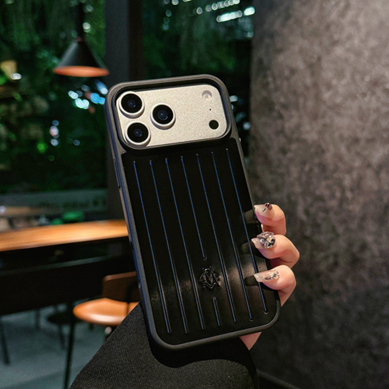 Marca De Luxo Rimowa Moda Alumínio Magnésio Liga Capa Para iPhone