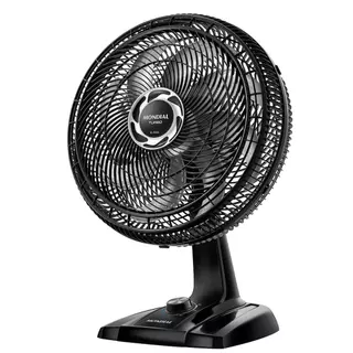 Ventilador de Mesa Mondial Turbo 40cm 140W 127V Preto/Prata - NVT-40-8P-B
