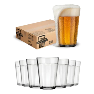 Kit Copo Americano Nadir 190ml Original Cerveja Café Água - 6 12 ou 24 Pçs