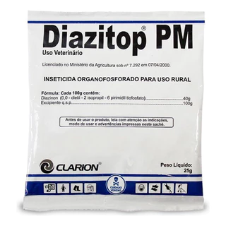 Diazitop PM 25g Controle De Moscas Para Ambiente Galpão Curral