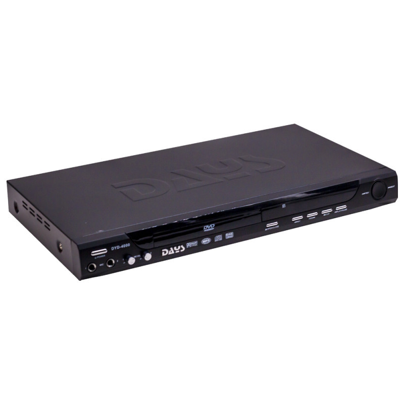 Reprodutor DVD de Mesa Days DYD-4000 / com Controle Remoto e Microfone ...
