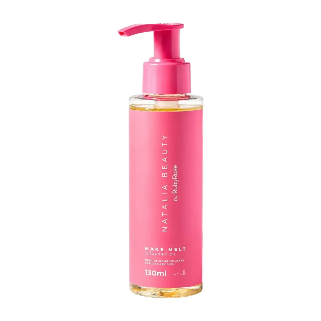 CLEANSING OIL NATALIA BEAUTY RUBY ROSE MAKE MELT DEMAQUILANTE | Shopee ...