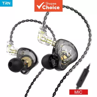 TRN MT1 Fones De Ouvido Dinâmicos HiFi In-Ear Bass Para Música Uso Diário Viagens Trabalho Escritório Dispositivos Domés