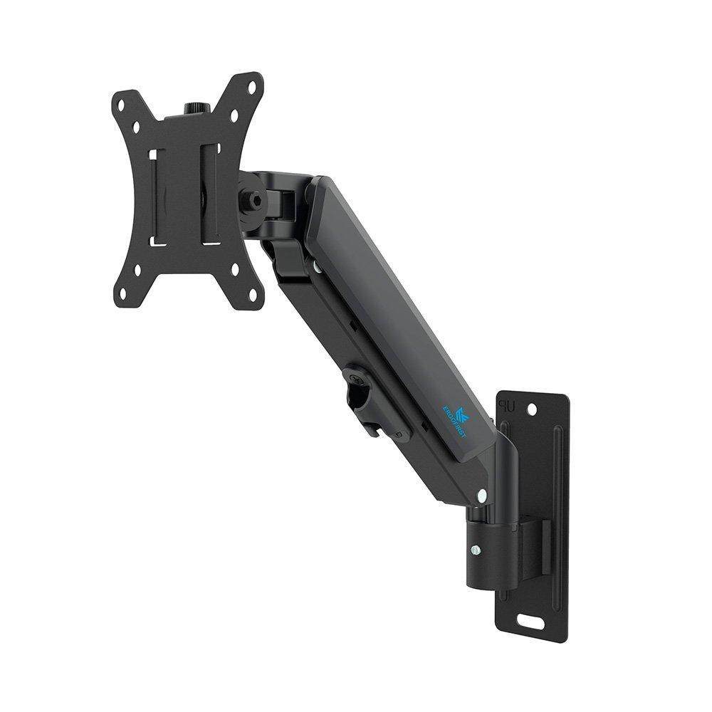 Suporte de Parede Articulado para Monitor de 17" a 32" Ergofirst, Ajuste com Pistão a Gás, Preto G16-111