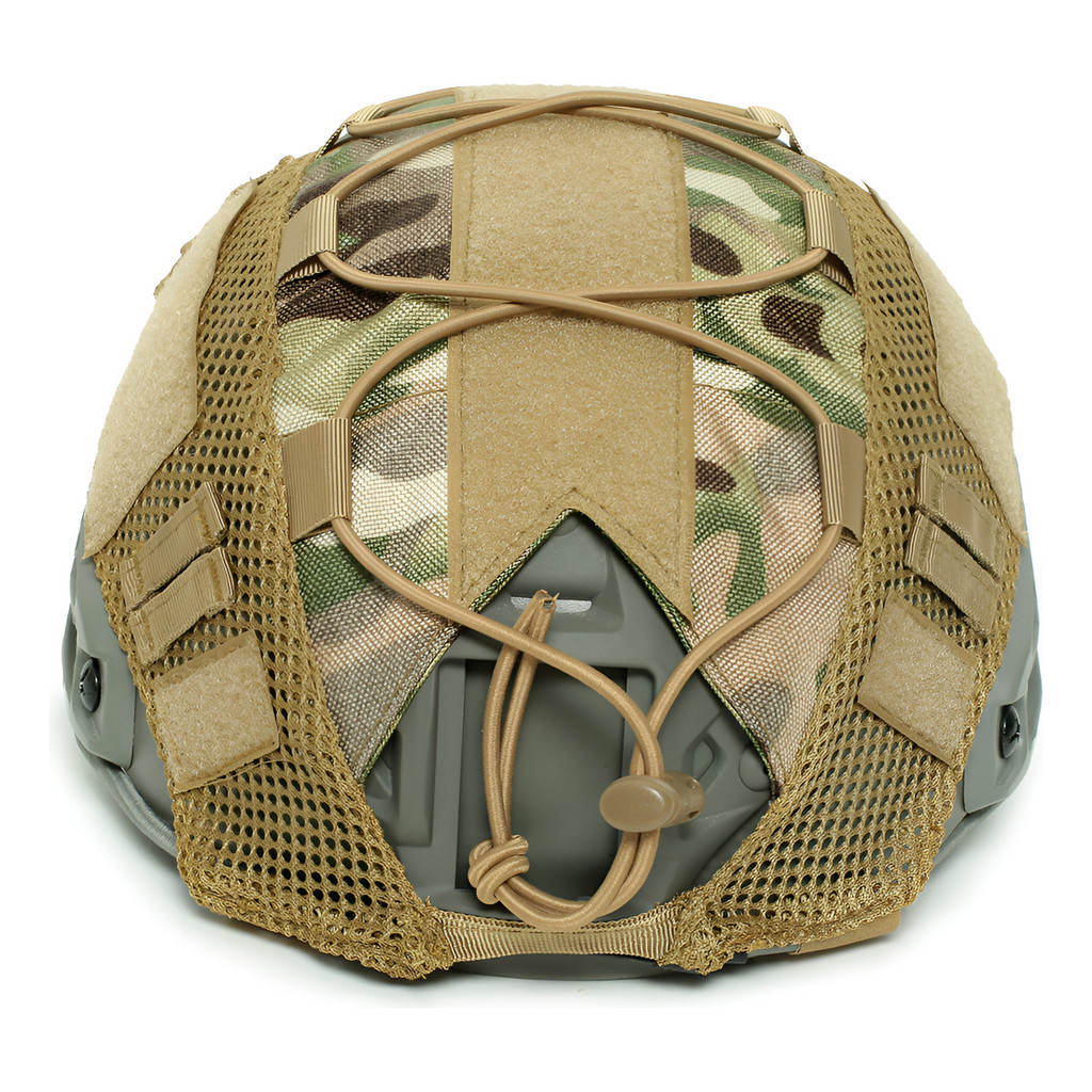 WISEONUS Universele Tactische Helmbril – Verwijderbaar – Voor MICH/FAST Helm – Lichtbruine Lens – Airsoft, Paintball, Jacht, Outdoor