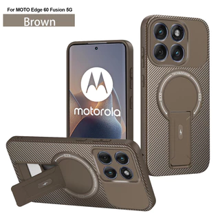Capa De Suporte Dobrável Oculta Magnética Armadura Para Motorola EDGE 60 Fusion 60 Pro 60S 50 G75 G85 G84 G86 G56 G54 G3