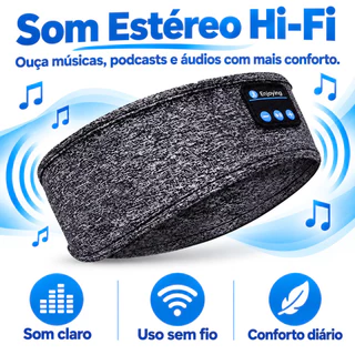 Fone De Ouvido Sem Fio Auscultadores Testeira Com Bluetooth 5.0 TWS TOOT