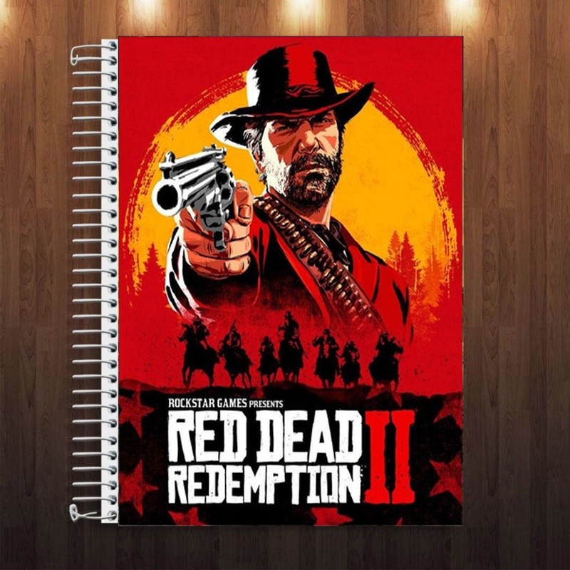 Caderno Red Dead Redemption 10 Matérias Personalizado | Shopee Brasil