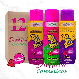 Kit 12 Sabonetes Líquido Íntimo Bababell Tutti Frutti + Uva + Melancia 200ml - Bell Corpus em Oferta na Shopee