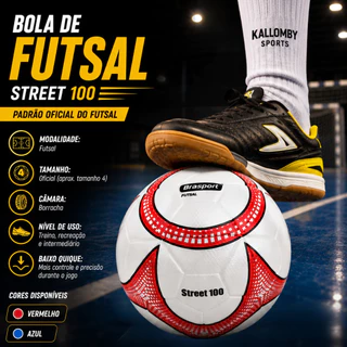 Bola Futsal Street 100 Oficial Baixo Quique Futebol de Salão Quadra