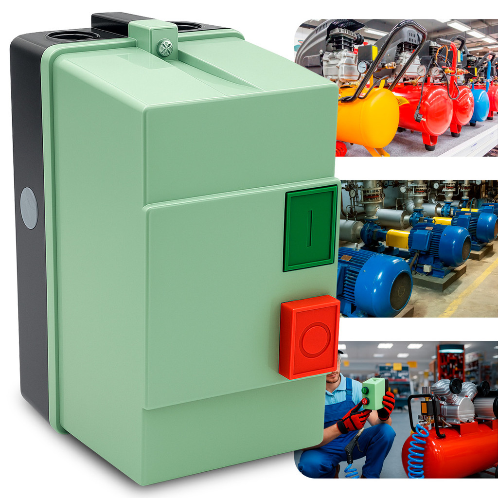 Chave Magnética Partida Motor Trifásico 220V 7,5cv 17-25A Rele