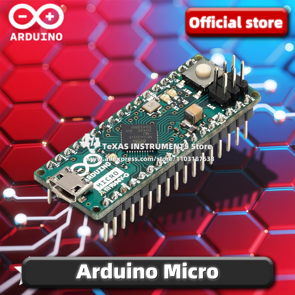 Arduino Micro A000053 ATmega32U4 | Shopee Brasil