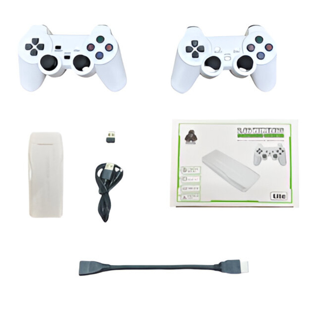 videogame console retro portatil stick 10mil jogos antigo 2 controles sem fio