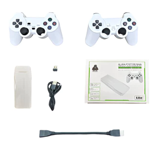 videogame console retro portatil stick 10mil jogos antigo 2 controles sem fio