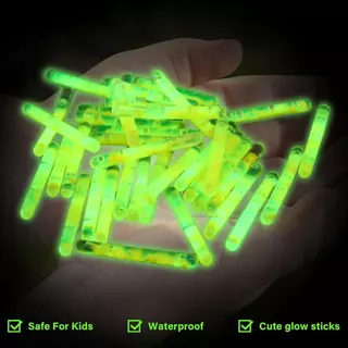OKCAT 50/100 Pçs Vaga-Lumes Fluorescente Lightstick Luz Vara De Pesca Luzes Brilho Escuro Útil em Oferta na Shopee
