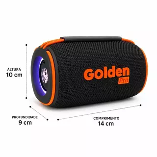 CAIXA DE SOM GOLDEN PRO GP-292 20W / IPX6 COM LUZES RGB