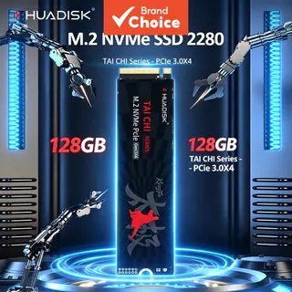 HUADISK SSD PCIe Gen 3 128GB M.2 NVMe para notebook, desktop e PC