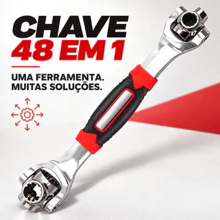Chave Multiuso Coroa do Role 48 Em 1 chave Soquete 360º Chave Grifo Universal Chave Grifo
