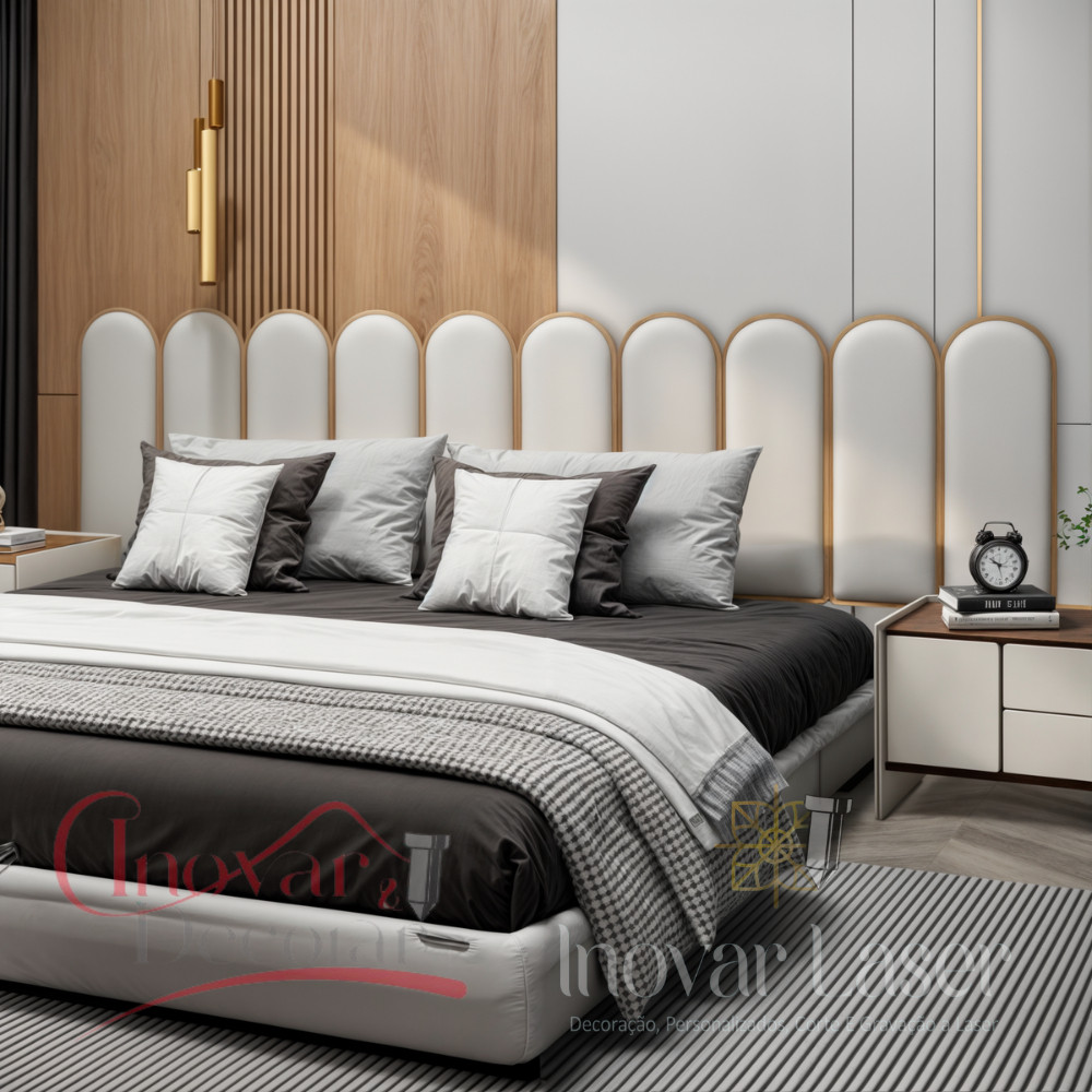 KIT KITS CABECEIRA MODULAR NUVEM ESTOFADA COM BORDA CAMA BOX SOLTEIRO ...