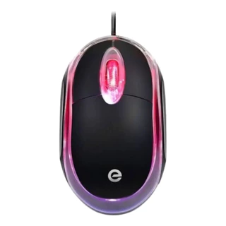 Mouse Óptico Com Fio Exbom Ms-9 1000 Dpi Ergonomico Preto Us