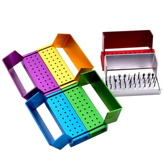 Kit De 30 Unidades/Caixas Com 30 Brocas Roxo/Prata/Ouro/Azul/Vermelho