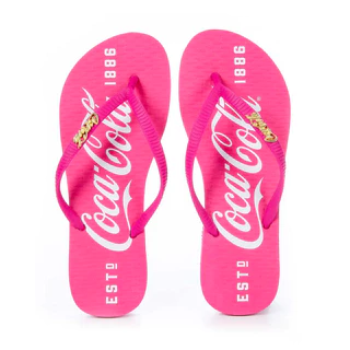Chinelo Feminino Coca Cola 1886 Original em Oferta na Shopee