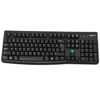 Teclado Logitech com fio USB Nf Garantia