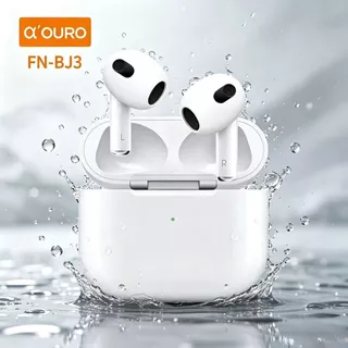 Fone de ouvido sem fio Bluetooth 5.4 touch prova agua Som Premium original A'Gold