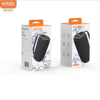 Caixa de Som KD-821 Bluetooth Preta Áudio Luz Resistente em Oferta na Shopee