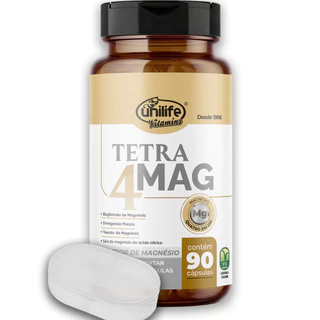 Tetra 4 Mag Unilife 90 Cápsulas Suplemento Alimentar