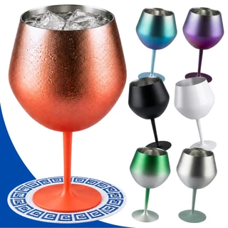 Taça Térmica 2 em 1 Inox Gin Vinho Coquetel 420ml