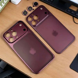 Capa Com Borda De Metal 3 Em 1 Que Transforma A Combinação De Lentes De Filme Traseiro iPhone 18 17 16 15 14 13 12 Pro M