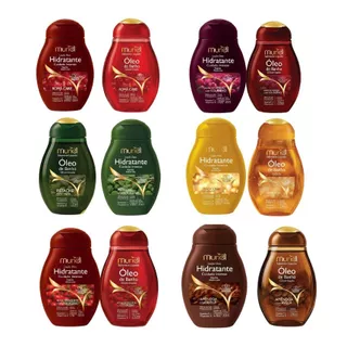Kit Muriel Sabonete Óleo de banho 230ml + Loção Deo Hidratante Cuidado Intenso 200ml