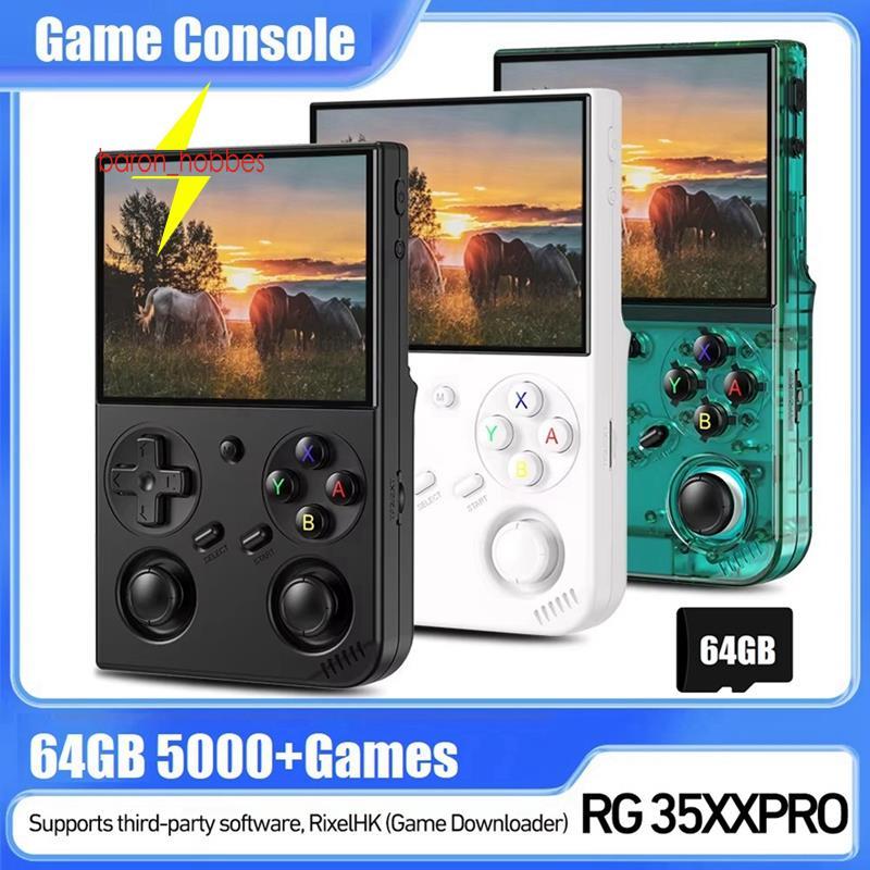Consoles portables Anbernic RG35XX H pour jouer à des jeux vidéo, écran IPS 3,5 pouces 640*480, lecteur de jeux rétro, 3300 mAh, plus de 5000 jeux  44