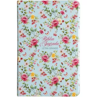 Bíblia Sagrada | NVI Letra Grande | Leitura Perfeita | Couro-soft Flores Maximalista em Oferta na Shopee