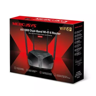 Roteador Mercusys Wi-Fi 6 Dual Band AX1800 Gigabit MR70X