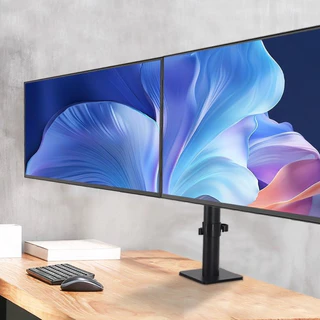 Suporte de mesa Com Braçadeira de Tela Dupla Para Monitor de Computador Exibição Ergonômico PM100