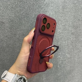 Capa De Suporte De Dissipação De Calor Fosca Compatível Com IPhone 18 12 13 14 15 16 17 Pro Max Plus À Prova De Choque T