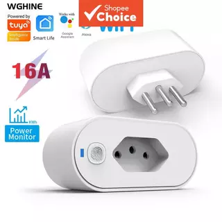 Adaptador WiFi 16A compatível com Tuya Smart Socket com monitoramento de energia – suporte a temporizador e contagem