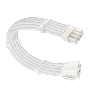 CABO ALIMENTAÇÃO PLACA DE VÍDEO GPU 6+2 = 8 PINOS FULL WHITE