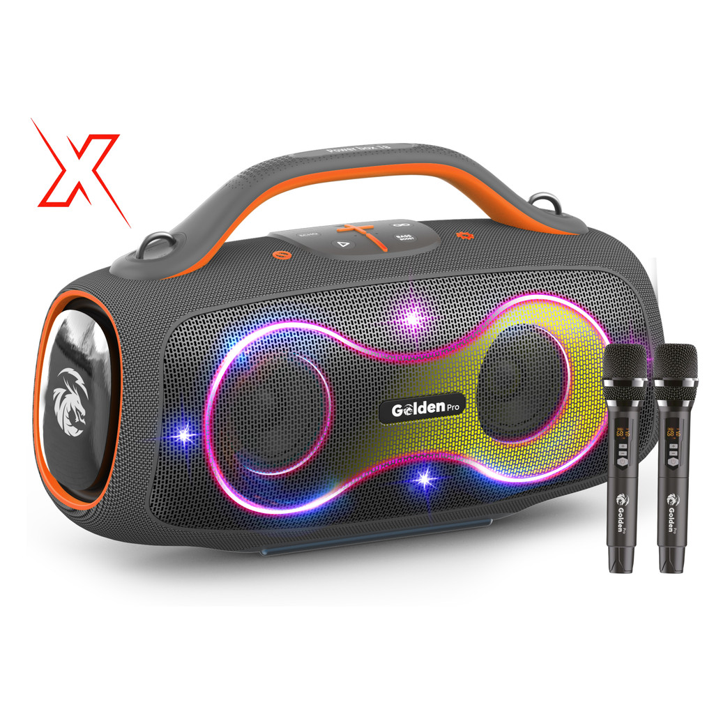 Caixa de Som Golden Pro ( POWER BOX 19 -18 ) GP-13000 300W RGB TWS