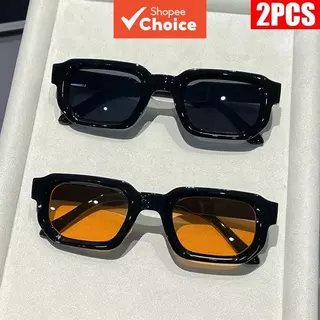 Óculos De Sol Retangulares Retrô Uv400 Vintage Luxuoso Para Mulheres E Homens 2-3 Peças