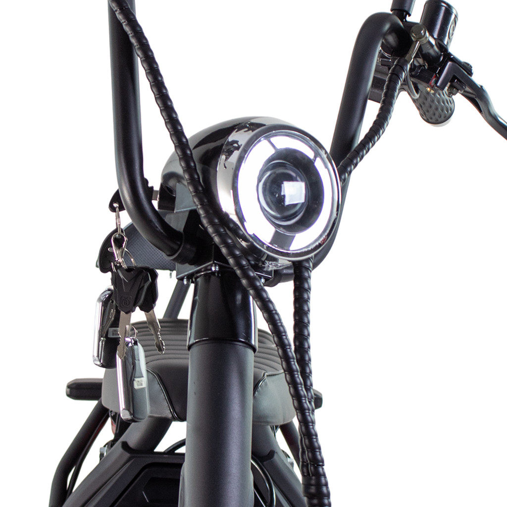 Scooter Elétrica WeHawk 1000W WX-10 NB Free | Com Alarme, LED e