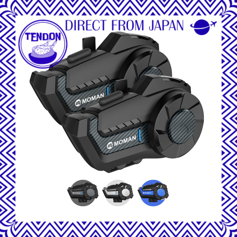 DIRETO DO JAPÃO】Intercom para motocicleta, Moman H2 Pro conjunto
