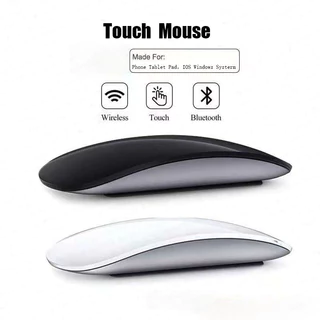 Sem Fio Toque Mouse Tablet Jogos Ergonômico Bluetooth Receptor USB Dois Modos Para Windows IOS